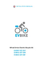 EVBIKE EVBIKE-SET-26F Installation Manual preview