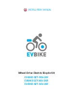 EVBIKE EVBIKE-SET-36V-26F Installation Manual preview