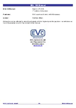 Предварительный просмотр 10 страницы EVC electronic BSL100 Manual