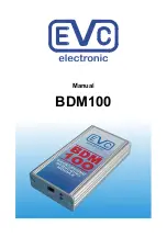 EVC BDM100 Manual предпросмотр