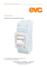 EVC EVC63A 1P-Mod Quick Start Manual предпросмотр