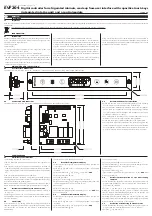 Предварительный просмотр 1 страницы Evco EVF204 Quick Start Manual