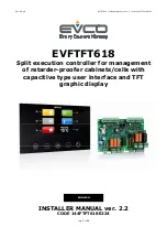 Evco EVFTFT618 Installer Manual предпросмотр