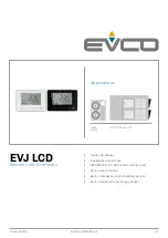 Предварительный просмотр 1 страницы Evco EVJ LCD Manual