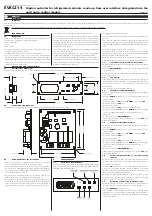 Предварительный просмотр 1 страницы Evco EVXS214 Quick Start Manual