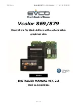 Preview for 1 page of Evco Vcolor 318 M Installer Manual