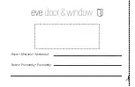 Предварительный просмотр 7 страницы EVE door & window Get Started