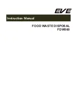 EVE FDW560 Instruction Manual preview