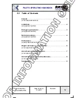 Preview for 6 page of EVEKTOR-AEROTECHNIK EV-97? EUROSTAR ?model 2000 version R Pilot Operating Handbook