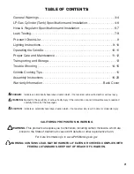 Preview for 3 page of Even Embers GAS2540AS Owner'S Manual