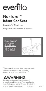 Preview for 1 page of Evenflo 36212170 Owner'S Manual