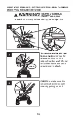 Предварительный просмотр 16 страницы Evenflo 53312418A Instructions Manual