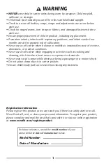 Preview for 3 page of Evenflo Active Carrier Manual