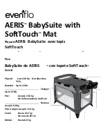 Предварительный просмотр 1 страницы Evenflo AERIS BabySuite with SoftTouch Mat Instructions Manual