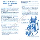 Preview for 9 page of Evenflo Big Kid Advanced Owner'S Manual