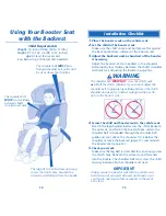 Preview for 8 page of Evenflo Big Kid/Right Fit Owner'S Manual