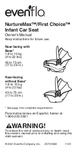 Evenflo First Choice Owner'S Manual preview