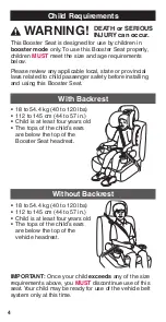 Preview for 4 page of Evenflo GoTime LX Owner'S Manual