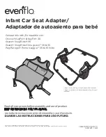 Evenflo Infant Car Seat Adapter Instructions Manual предпросмотр