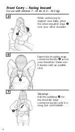 Preview for 8 page of Evenflo Natural fit carrier Instructions Manual