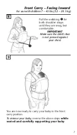 Preview for 9 page of Evenflo Natural fit carrier Instructions Manual