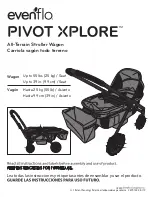 Предварительный просмотр 1 страницы Evenflo PIVOT XPLORE All-Terrain Stroller Wagon Manual