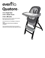 Preview for 1 page of Evenflo Quatore Instructions For Use Manual