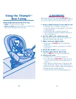 Preview for 7 page of Evenflo Triumph Advance Owner'S Manual