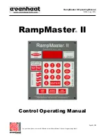 Предварительный просмотр 1 страницы Evenheat RampMaster II Operating Manual