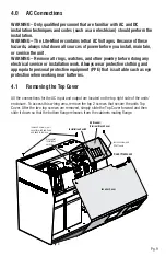 Предварительный просмотр 9 страницы Evenlite Lite-Minder Installation & Operation Manual