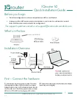 EVENROUTE IQRouter V2 Quick Installation Manual preview