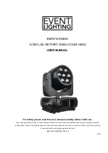 Предварительный просмотр 1 страницы Event Lighting BM7W10RGBW User Manual