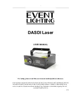 Preview for 1 page of Event Lighting DASDI1000RGB User Manual