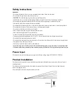 Preview for 3 page of Event Lighting DASDI1000RGB User Manual