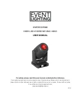 Event Lighting ENFORCER580 User Manual предпросмотр