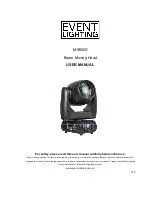 Event Lighting M1B50W User Manual предпросмотр