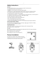 Preview for 2 page of Event Lighting M1B60W User Manual