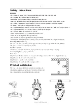 Предварительный просмотр 2 страницы Event Lighting M1H200W User Manual