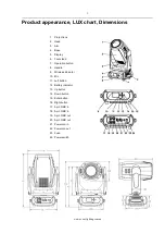 Предварительный просмотр 3 страницы Event Lighting M1H200W User Manual