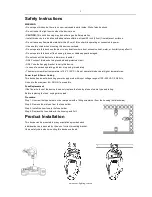 Preview for 2 page of Event Lighting M1H300W User Manual