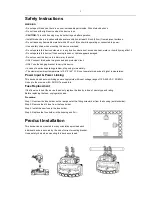 Предварительный просмотр 2 страницы Event Lighting M6B10RGBW User Manual