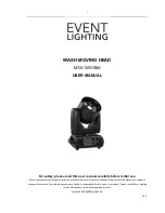 Event Lighting M7W15RGBW User Manual предпросмотр