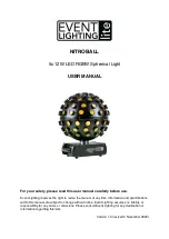 Предварительный просмотр 1 страницы Event Lighting NITROBALL User Manual