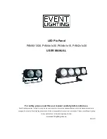 Event Lighting PAN2x1x30 User Manual preview