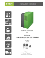 Ever POWERLINE GREEN 33 LITE Installation Manuallines preview