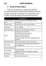 Preview for 3 page of everActive NC 1000 User Manual