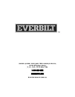 Предварительный просмотр 12 страницы Everbilt 1001 092 236 Use And Care Manual