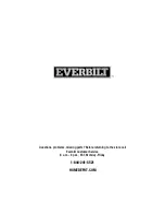 Предварительный просмотр 8 страницы Everbilt 1001094021 Use And Care Manual