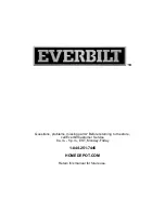 Предварительный просмотр 10 страницы Everbilt 1004181634 Use And Care Manual