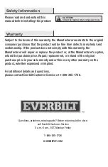 Предварительный просмотр 2 страницы Everbilt 9235961 Use And Care Manual